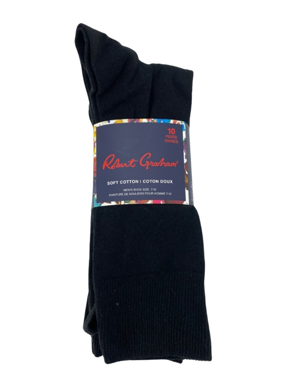 Robert Graham | Men's Dress Socks | 10 Pack | Shoe Size 7-12 | Hosiery **NEW